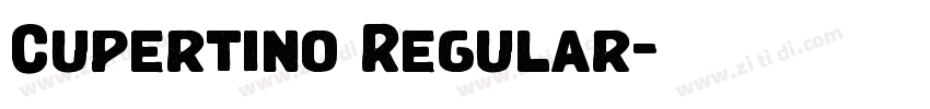 Cupertino Regular字体转换 Cupertino Regular字体转换